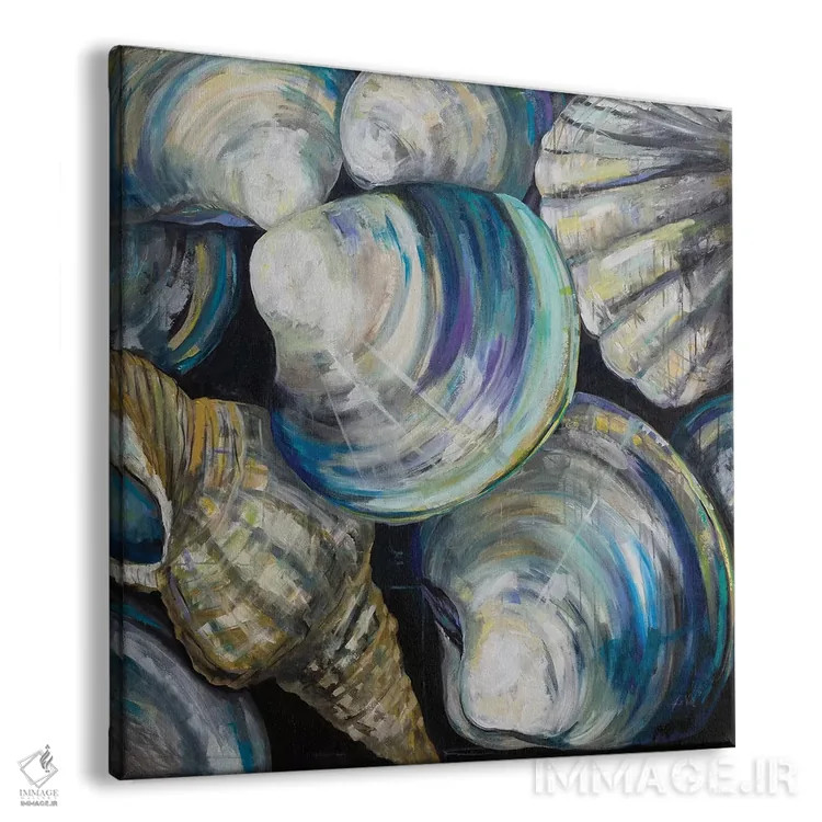 تابلو دکوراتیو صدف های کی وست اثر ژانت ورتنتس - نمای پرسپکتیو محصول