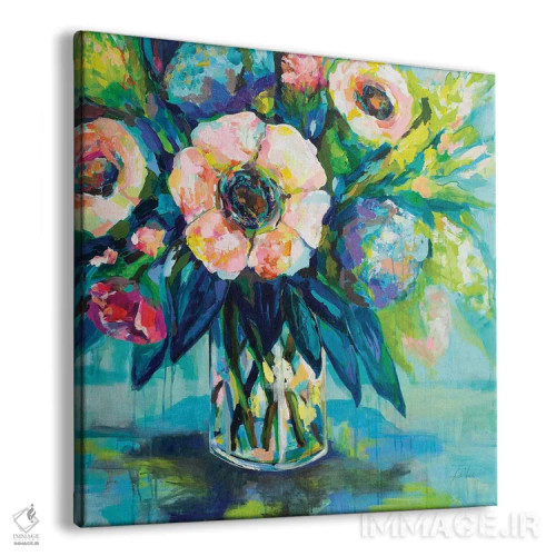 تابلو دکوراتیو درخشش و شادابی اثر ژانت ورتنتس - نمای پرسپکتیو محصول