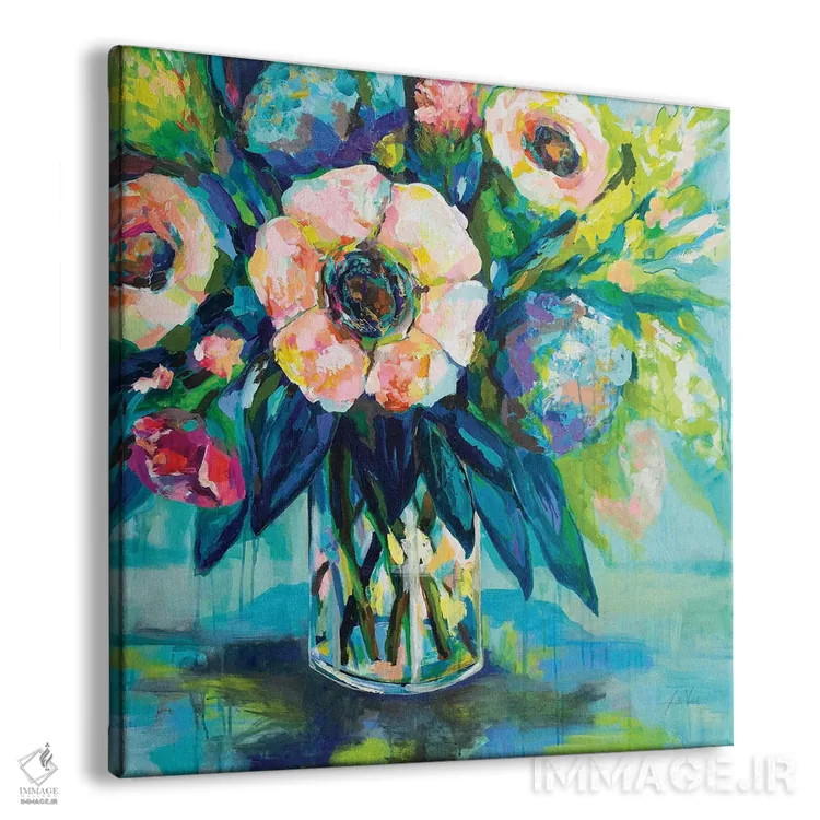 تابلو دکوراتیو درخشش و شادابی اثر ژانت ورتنتس - نمای پرسپکتیو محصول