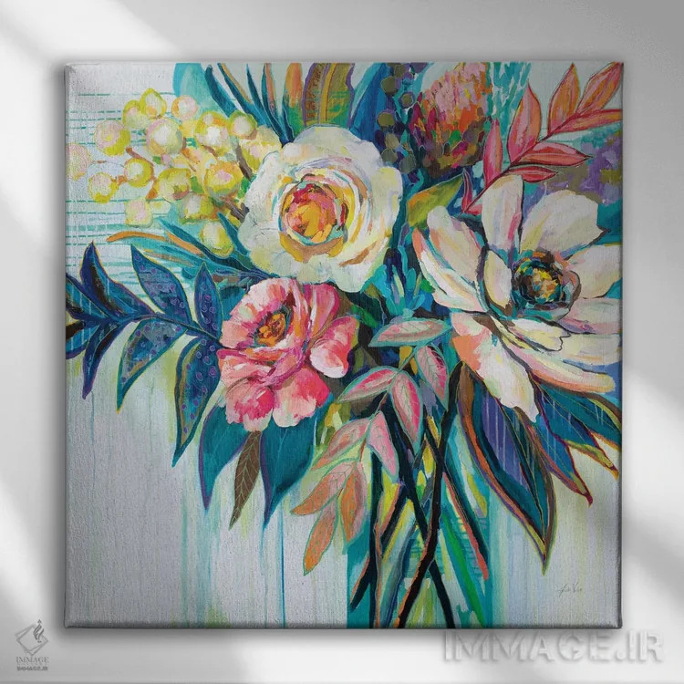 تابلو دکوراتیو اولین قرار ملاقات اثر ژانت ورتنتس - نمای روبهرو روی دیوار