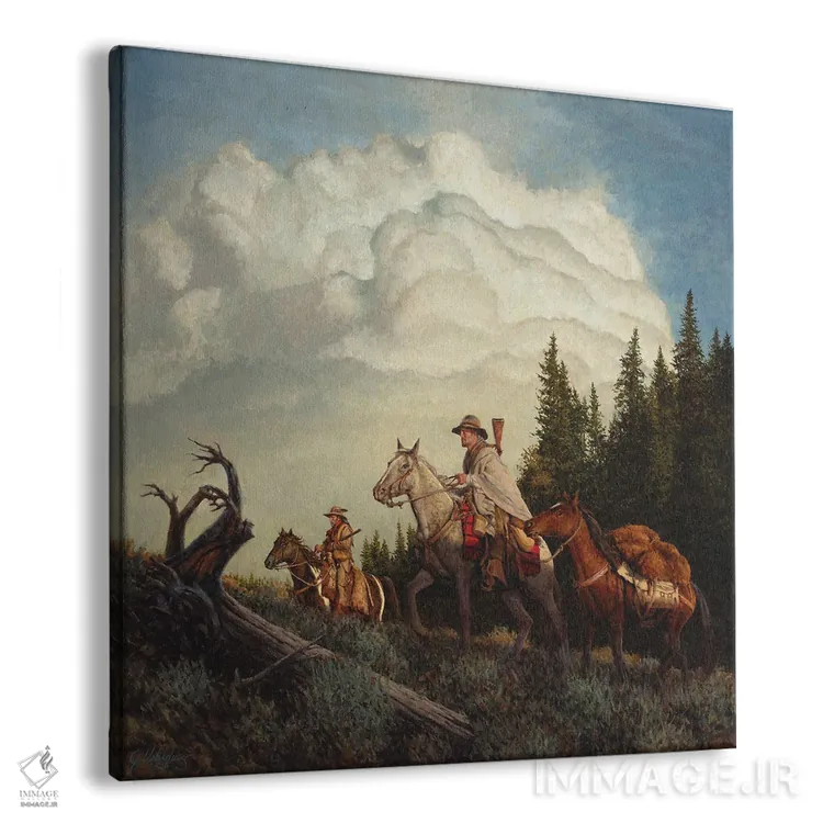 تابلو دکوراتیو تلاشی جسورانه اثر جو ولاسکز - نمای پرسپکتیو محصول