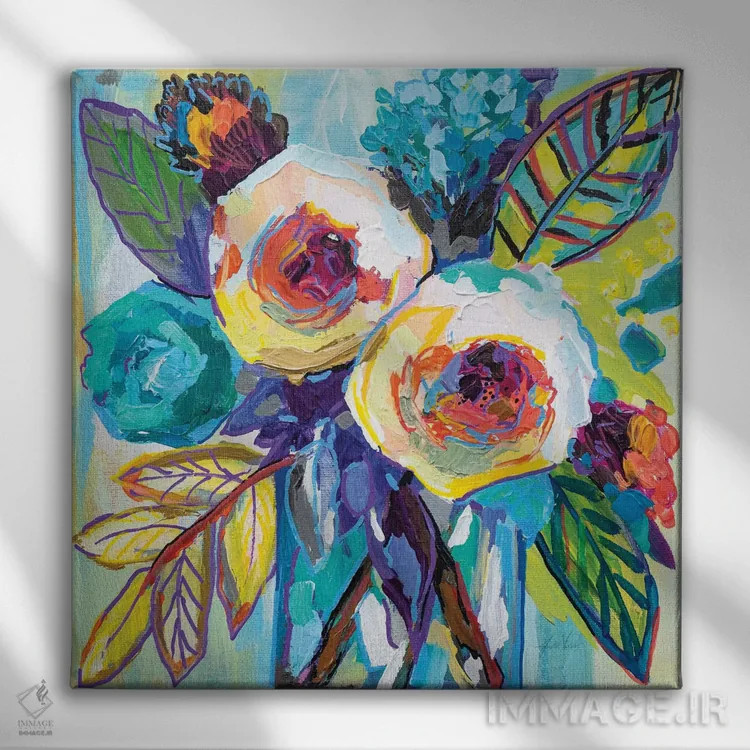 تابلو دکوراتیو صبح باهاماس اثر ژانت ورتنتس - نمای روبهرو روی دیوار