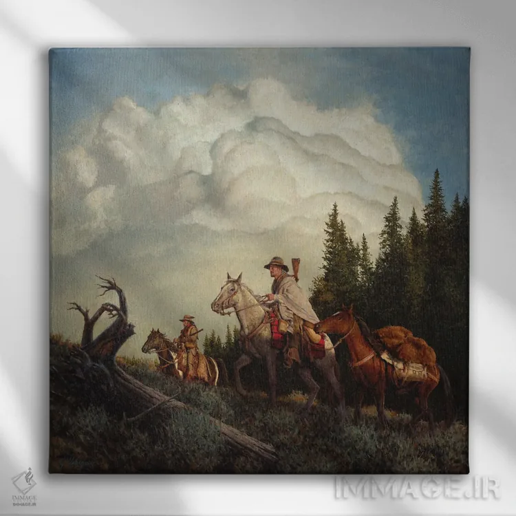 تابلو دکوراتیو تلاشی جسورانه اثر جو ولاسکز - نمای روبهرو روی دیوار