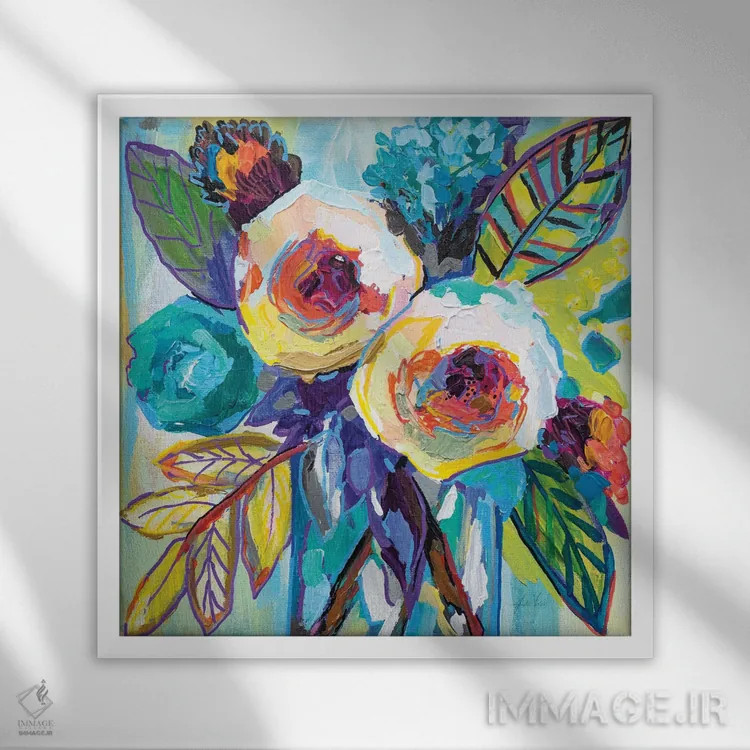 تابلو دکوراتیو صبح باهاماس اثر ژانت ورتنتس - نمای قابدار سفید