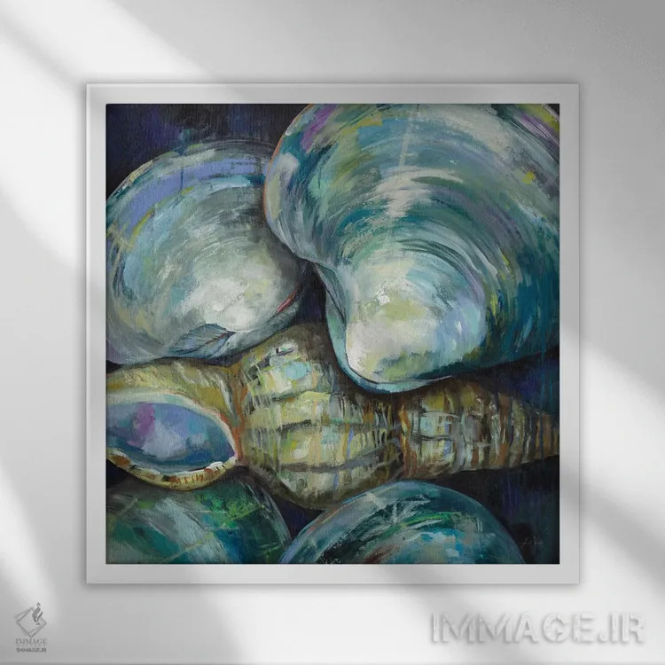 تابلو دکوراتیو تابستان نیوانگلند اثر ژانت ورتنتس - نمای قابدار سفید