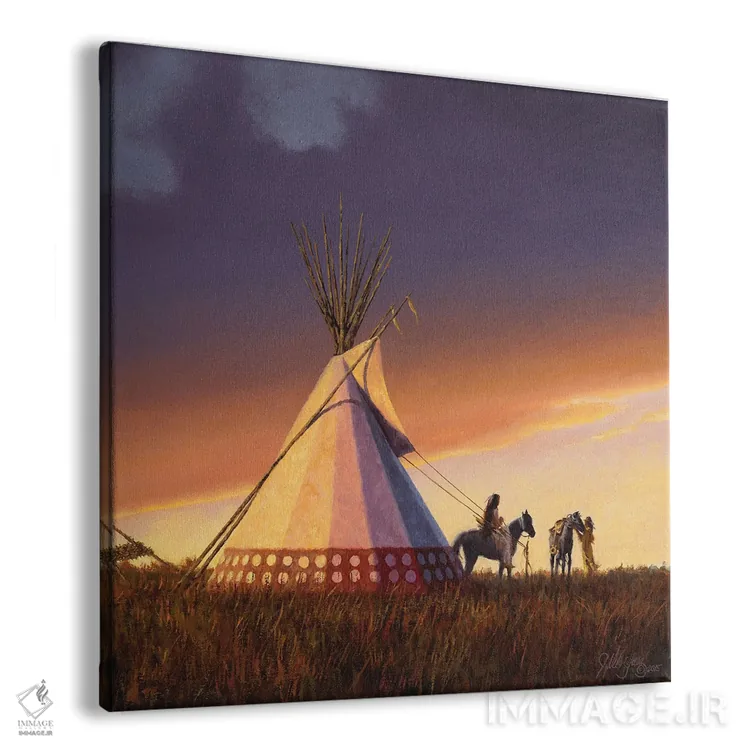 تابلو دکوراتیو خانواده جدید اثر جو ولاسکز - نمای پرسپکتیو محصول