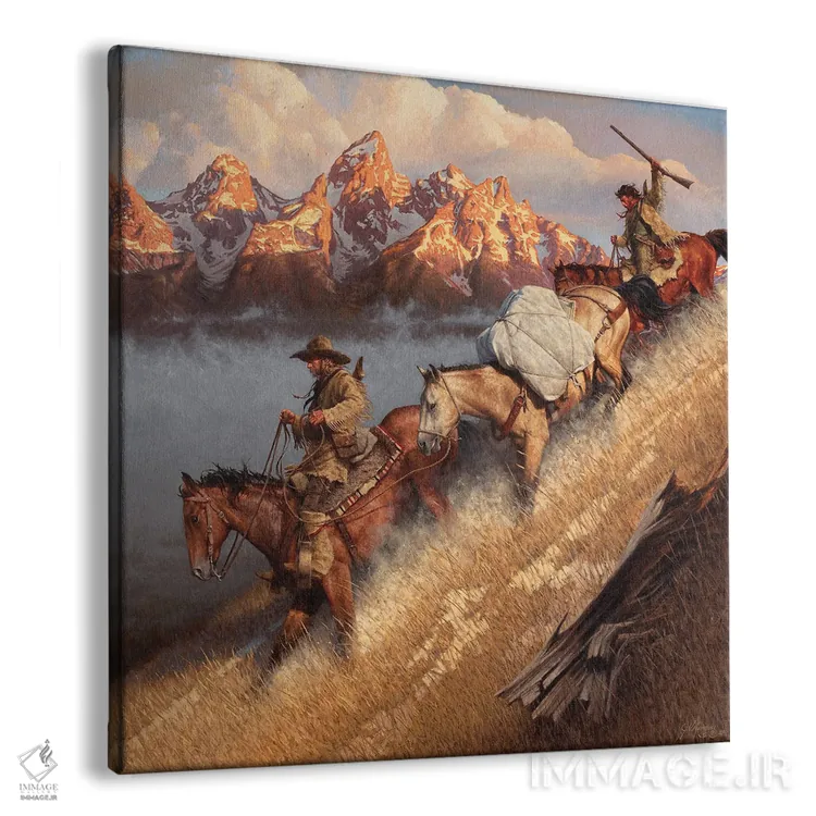 تابلو دکوراتیو مسابقه به جکسون هل اثر جو ولاسکز - نمای پرسپکتیو محصول