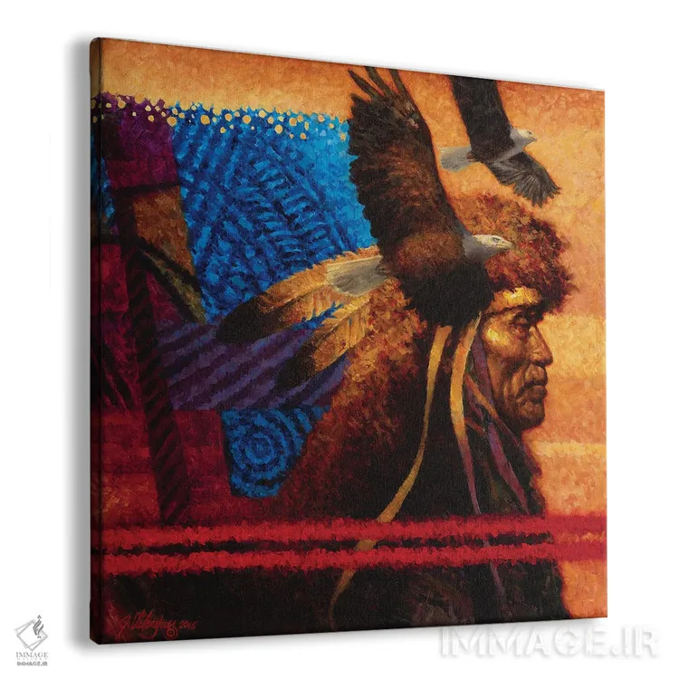 تابلو فرش اثر جو ولاسکز - نمای پرسپکتیو محصول