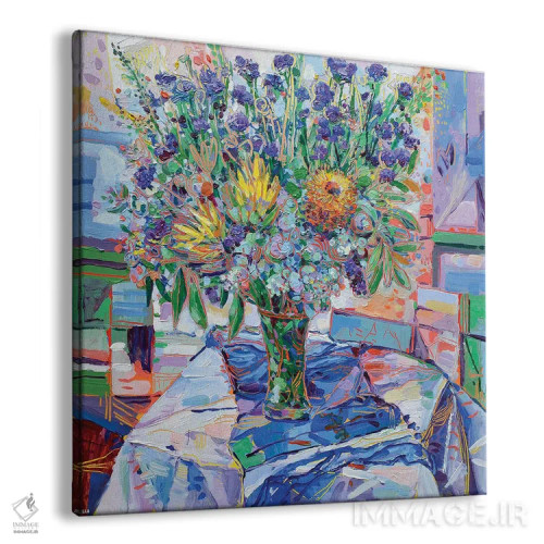 تابلو دکوراتیو طبیعت بی جان گل های بومی استرالیا ۲ اثر جوزف ویلانوا - نمای پرسپکتیو محصول