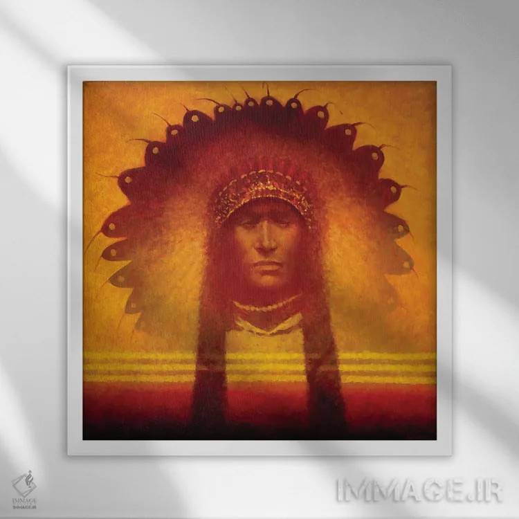 تابلو دکوراتیو رهبر جدید اثر جو ولاسکز - نمای قابدار سفید