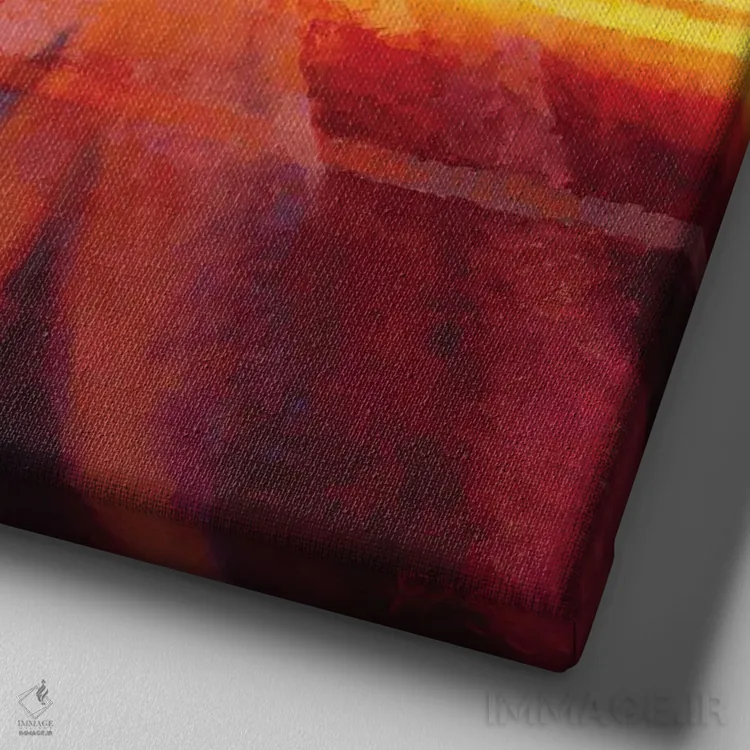 تابلو دکوراتیو خاطرات بسیار اثر جو ولاسکز - نمای نزدیک بافت بوم