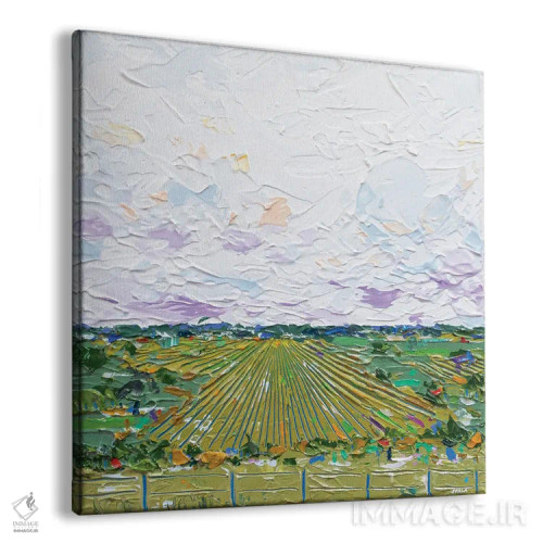 تابلو دکوراتیو چشم انداز مزرعه ۱۱ اثر جوزف ویلانوا - نمای پرسپکتیو محصول