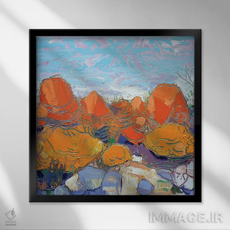 تابلو دکوراتیو دسته اثر جوزف ویلانوا - نمای قابدار مشکی