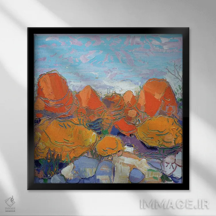 تابلو دکوراتیو دسته اثر جوزف ویلانوا - نمای قابدار مشکی