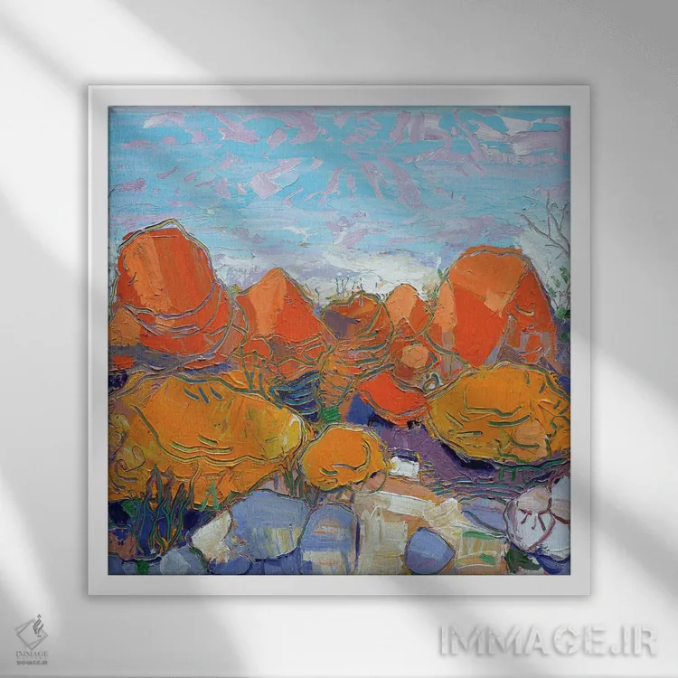 تابلو دکوراتیو دسته اثر جوزف ویلانوا - نمای قابدار سفید