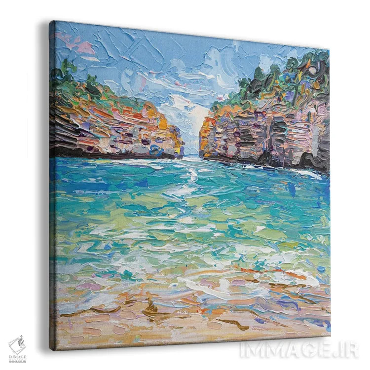 تابلو انتزاعی تنگه لاک آرد اثر جوزف ویلانوا - نمای پرسپکتیو محصول