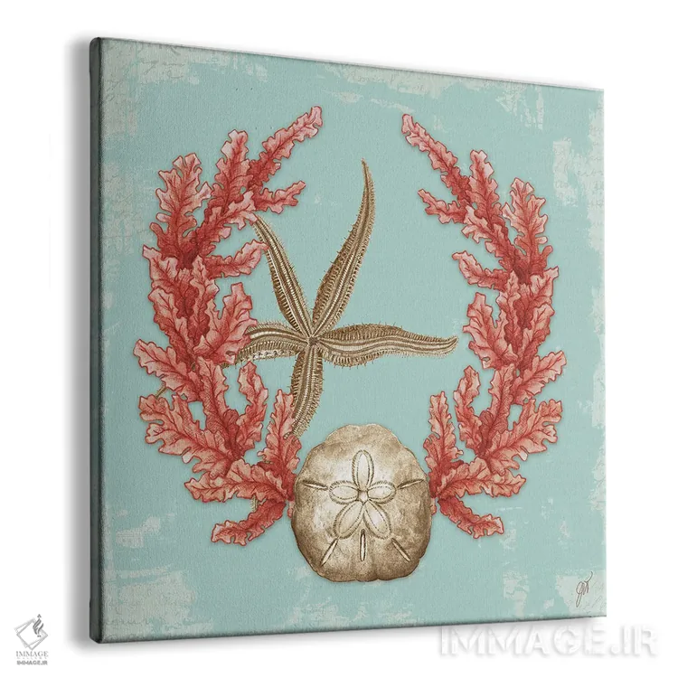 تابلو دکوراتیو تاج مرجانی II اثر جکی ون توبل - نمای پرسپکتیو محصول