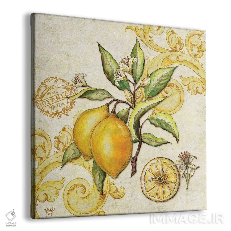 تابلو دکوراتیو لیمو بازار کشاورزان اثر جکی ون توبل - نمای پرسپکتیو محصول