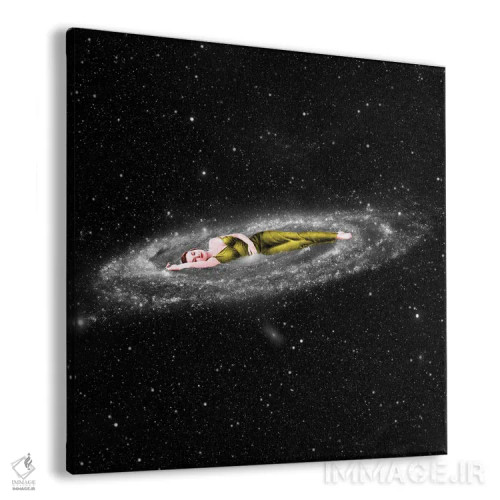 تابلو دکوراتیو آسمان نیمه شب اثر جولیا والک - نمای پرسپکتیو محصول