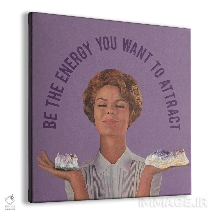 تابلو دکوراتیو انرژی باش اثر جولیا والک - نمای پرسپکتیو محصول