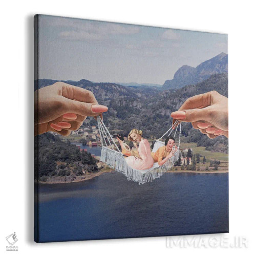 تابلو دکوراتیو گشت وگذار اثر جولیا والک - نمای پرسپکتیو محصول