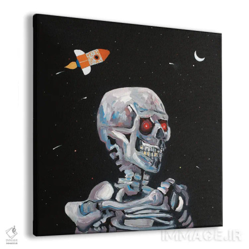 تابلو دکوراتیو ربات اثر جنیفر وارن - نمای پرسپکتیو محصول