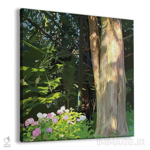 تابلو دکوراتیو نویز سیگنال اثر جاستین شال - نمای پرسپکتیو محصول