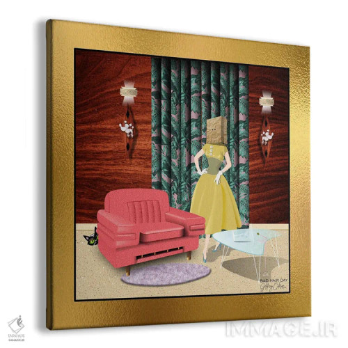تابلو مدرن روز بد مو اثر جفری کولیسون - نمای پرسپکتیو محصول