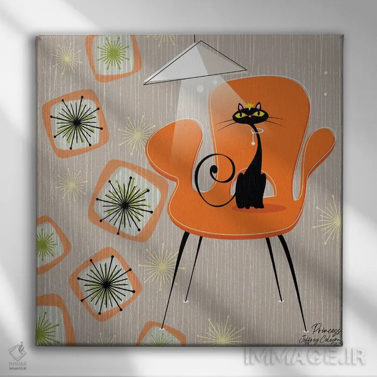 تابلو دکوراتیو پرنسس اثر جفری کولیسون - نمای روبهرو روی دیوار