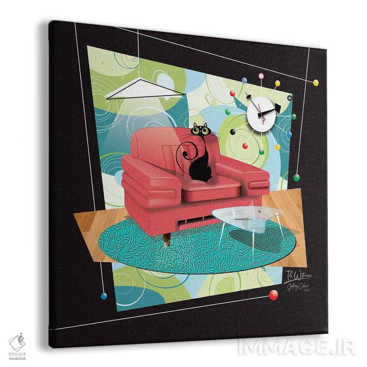 تابلو مدرن شاهد اثر جفری کولیسون - نمای پرسپکتیو محصول