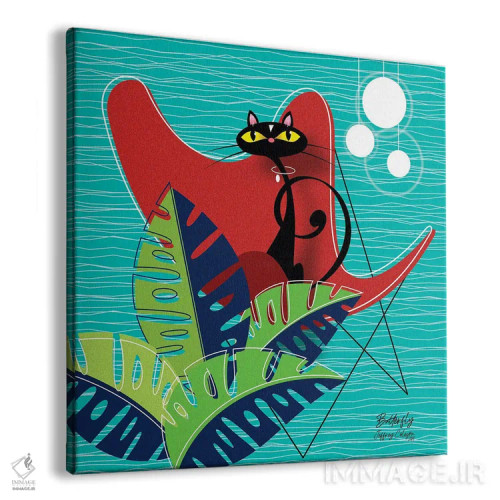 تابلو مدرن پروانه اثر جفری کولیسون - نمای پرسپکتیو محصول