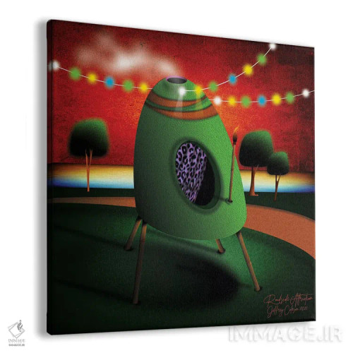 تابلو دکوراتیو جاذبه کنار جاده اثر جفری کولیسون - نمای پرسپکتیو محصول