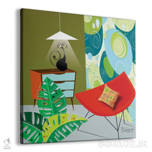 تابلو مدرن گرم کردن اثر جفری کولیسون - نمای پرسپکتیو محصول