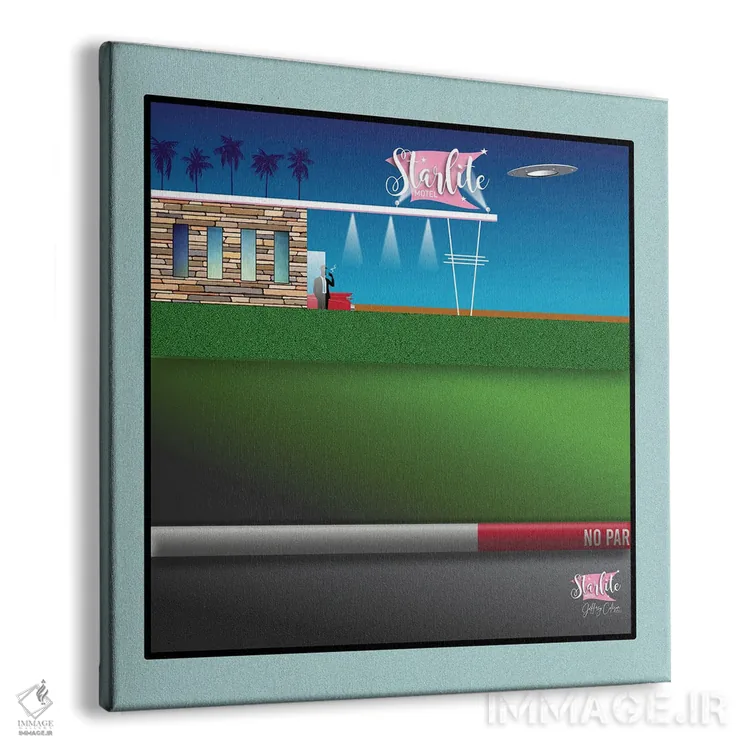 تابلو مدرن موتل استارلایت اثر جفری کولیسون - نمای پرسپکتیو محصول