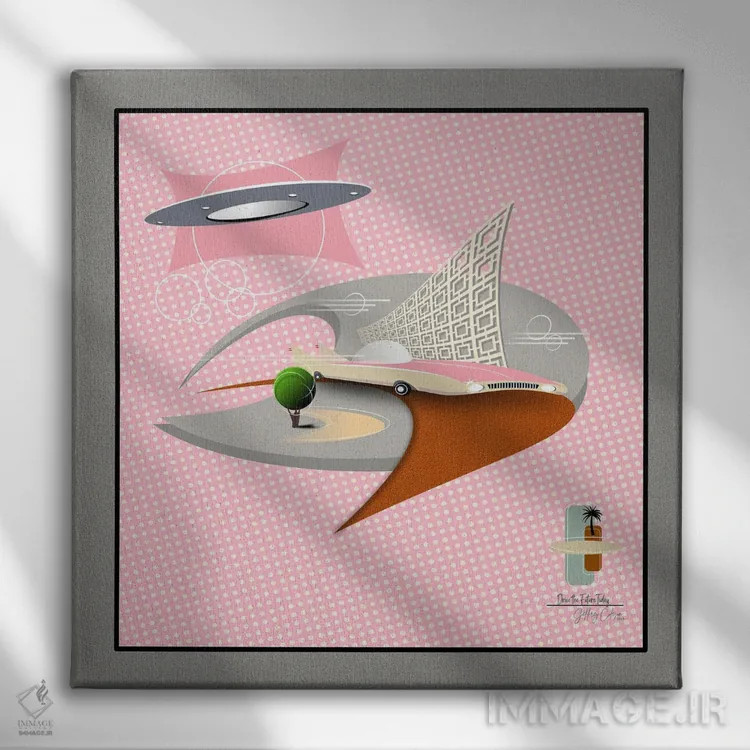 تابلو مدرن آینده را امروز برانید اثر جفری کولیسون - نمای روبهرو روی دیوار