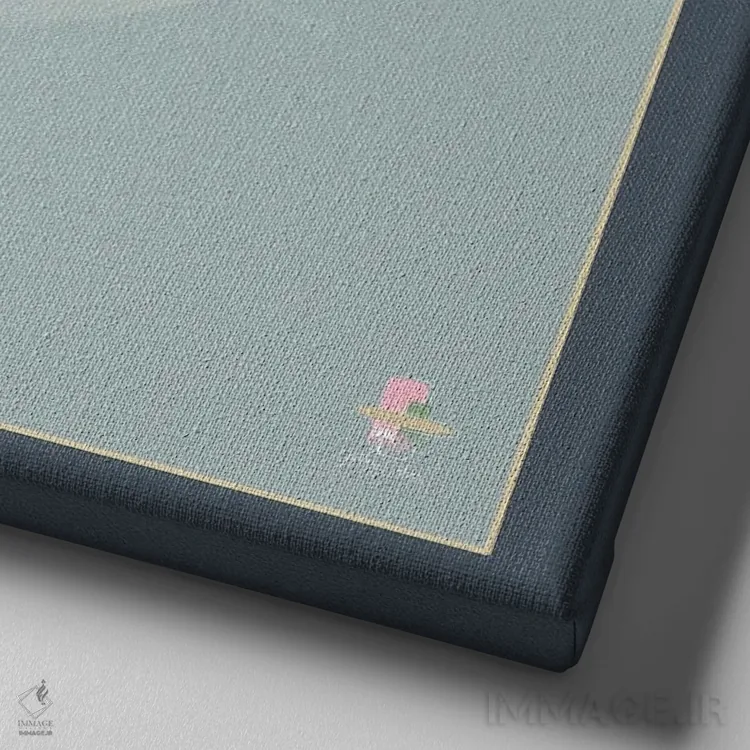 تابلو مدرن لاس پالماس اثر جفری کولیسون - نمای نزدیک بافت بوم