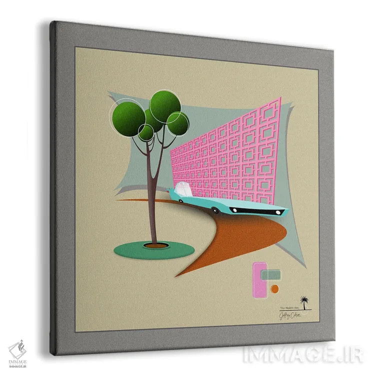 تابلو مدرن روش مدرن اثر جفری کولیسون - نمای پرسپکتیو محصول