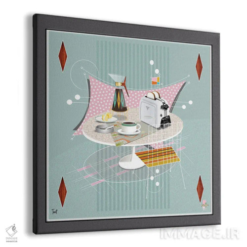 تابلو مدرن نان تست اثر جفری کولیسون - نمای پرسپکتیو محصول