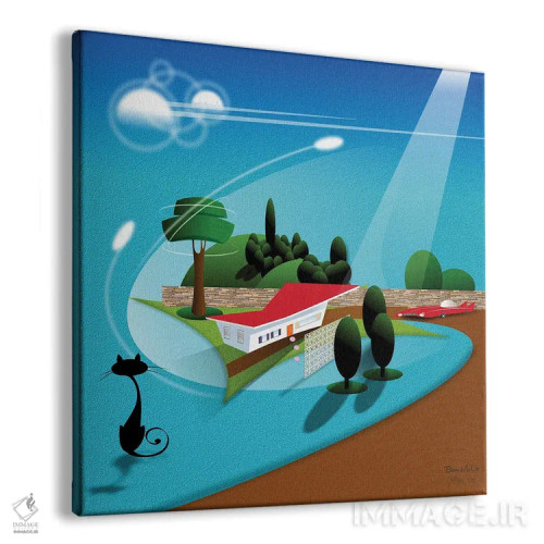 تابلو مدرن من را انتقال بده اثر جفری کولیسون - نمای پرسپکتیو محصول