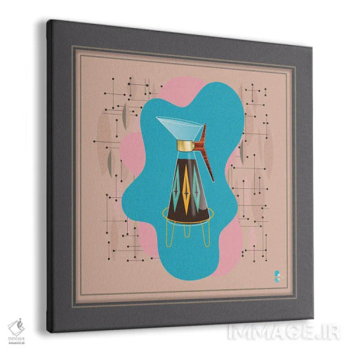 تابلو مدرن کافه اثر جفری کولیسون - نمای پرسپکتیو محصول