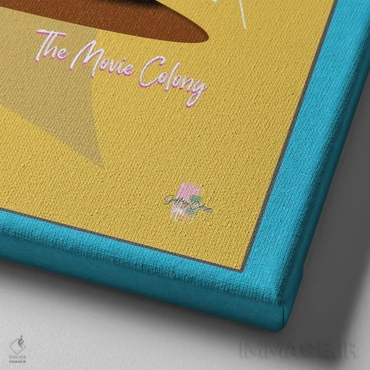 تابلو مدرن کلنی فیلم اثر جفری کولیسون - نمای نزدیک بافت بوم