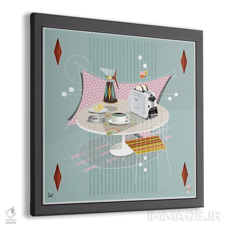 تابلو مدرن برشته شده اثر جفری کولیسون - نمای پرسپکتیو محصول