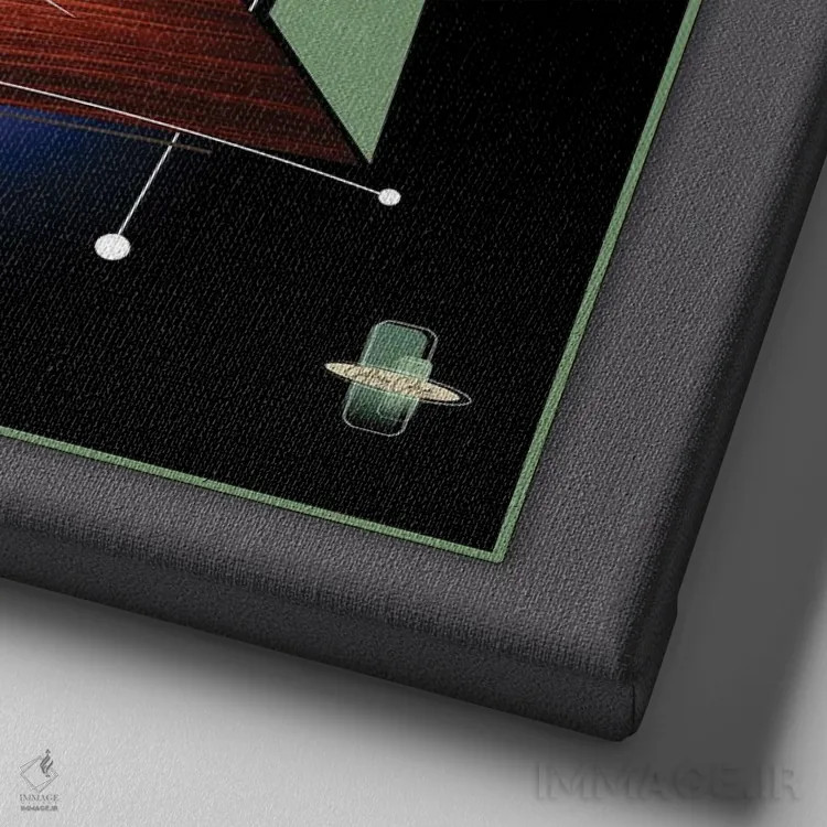 تابلو مدرن اگر می خواهی بلوز بخوانی باید رنج ببری اثر جفری کولیسون - نمای نزدیک بافت بوم