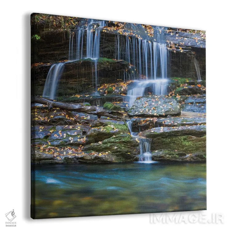 تابلو دکوراتیو آمریکا، کارولینای شمالی، کوه های گریتموکی. منظره آبشار تام ب… اثر جینز گالری - نمای پرسپکتیو محصول