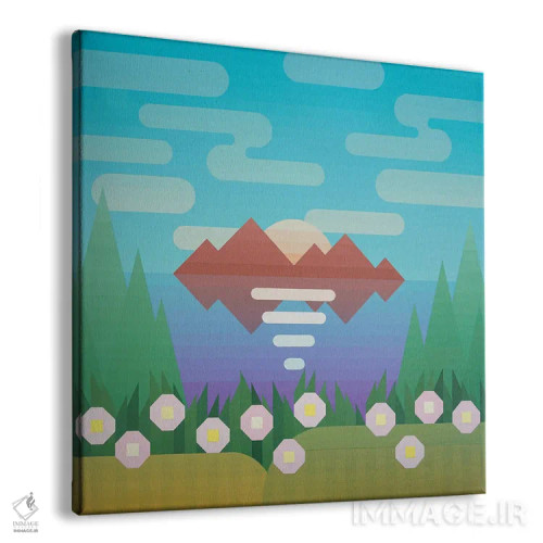 تابلو انتزاعی روز بی نقص اثر جون یونگجین - نمای پرسپکتیو محصول