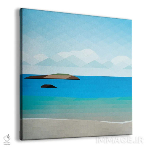 تابلو دکوراتیو آرام بخش اثر جون یونگجین - نمای پرسپکتیو محصول