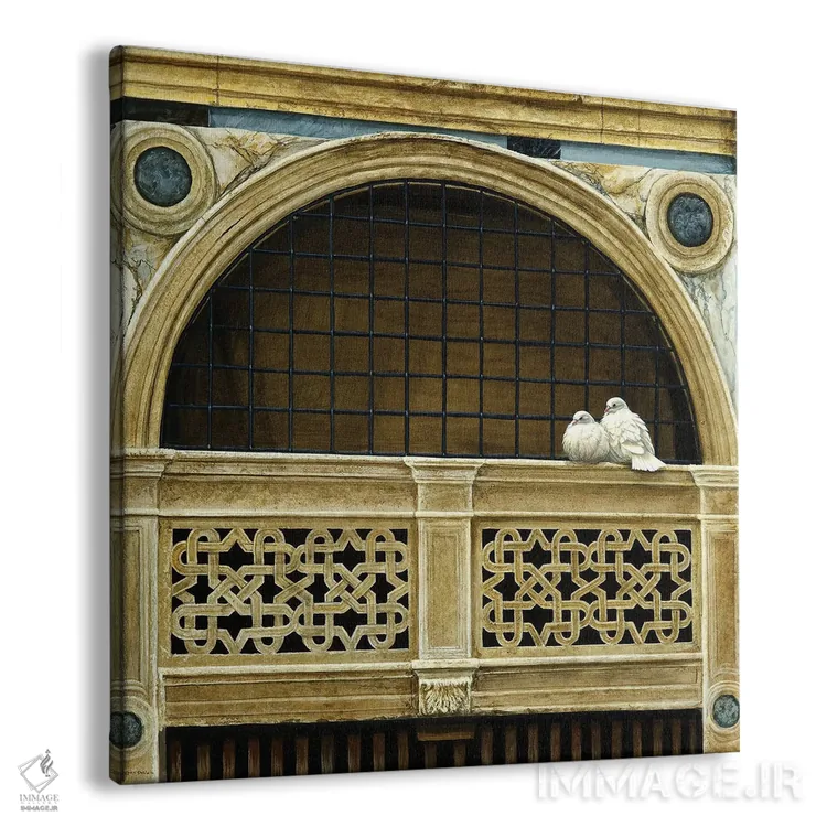 تابلو دکوراتیو دروازه آب اثر جرمی پاول - نمای پرسپکتیو محصول