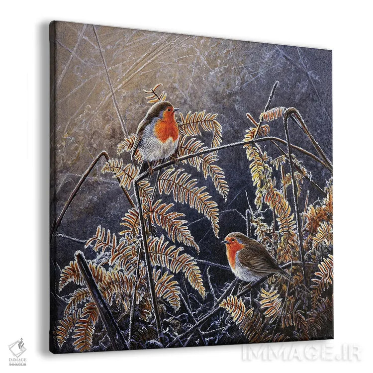 تابلو دکوراتیو طلای یخ زده اثر جرمی پاول - نمای پرسپکتیو محصول