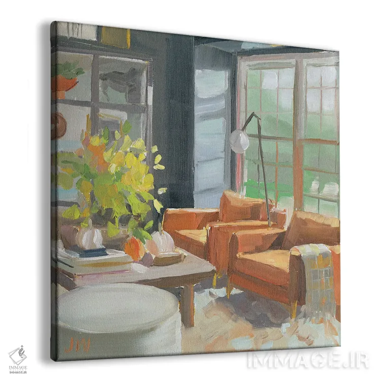 تابلو دکوراتیو پناهگاه حنین اثر جنی وستنهوفر - نمای پرسپکتیو محصول