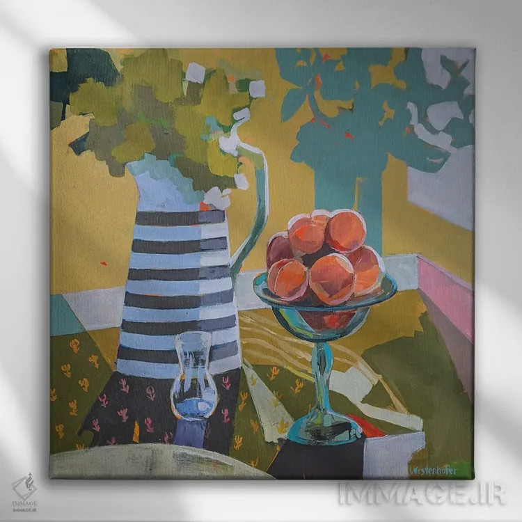 تابلو دکوراتیو جورجیا اثر جنی وستنهوفر - نمای روبهرو روی دیوار